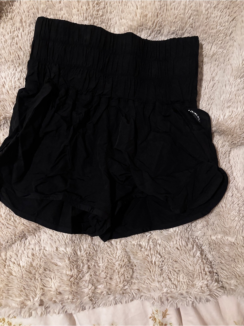 Free People Way home shorts black
